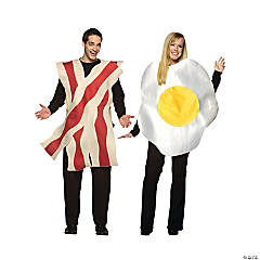 Adult Bacon & Egg Couples Costume