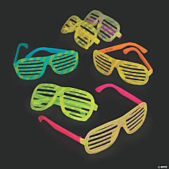 Adult’s Bright Color Glow-in-the-Dark Shutter Glasses