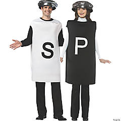 Adult Salt and Pepper Couple Costumes