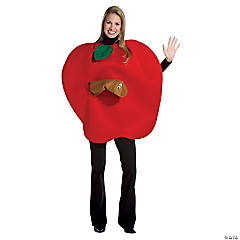 Adults Apple With Worm Costume