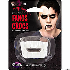 Adults Glow-in-the-Dark Vampire Fangs Costume Accessory