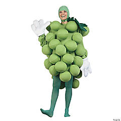 Adults Green Grapes Costume - Standard
