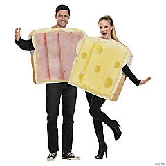 Adult's Ham and Swiss Couples Costumes