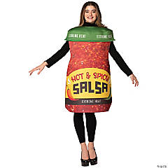 Adults Hot & Spict Salsa Jar Costume