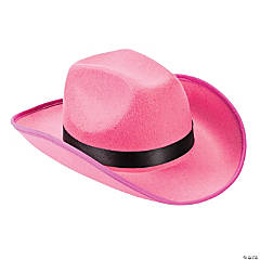 Adults Hot Pink Cowboy Hat