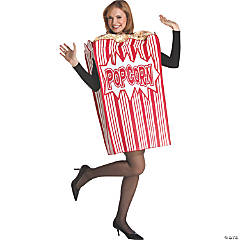 Adults Movie Night Popcorn Costume - Standard