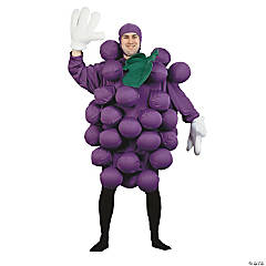 Adults Purple Grapes Costume - Standard