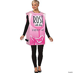 Adults Rose Wine Box Costume