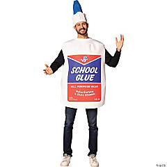 Adults School Glue Squeeze Bottle Costume