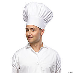 Adults White Chef Hat