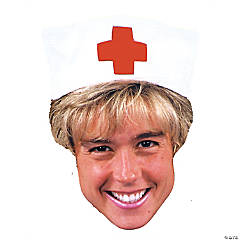 Adults White Nurse Hat