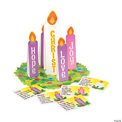 Advent Calendar with Stickers Craft Kit