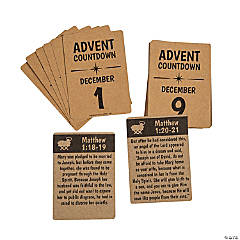 Advent Countdown Cards