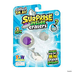 Adventure Surprise Inside Erasers