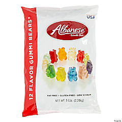Albanese<sup>®</sup> Gourmet Assorted Flavor Gummy Teddy Bears - 630 Pc.