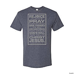 Always Rejoice Men’s T-Shirt - Extra Large
