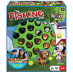 Ambassador Games: The Fishing Game - Dog Edition - Classic Animated Catching Game, Puppies Spin Around &amp; Jump Up &amp; Down, Kids Ages 3+, 2-4 Players