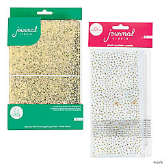 American Crafts™ Gold Journal & Pencil Pouch Kit - 4 Pc.