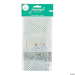American Crafts™ Gold Polka Dot Journal Pencil Pouch