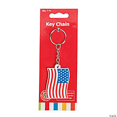 American Flag Keychains