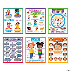 Anger Management Posters - 6 Pc.