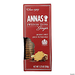 Annas Ginger Thins Original 5.25 oz Pack of 12