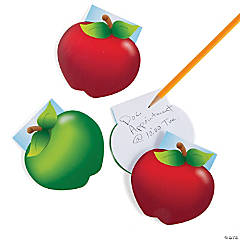 Apple-Shaped Notepads - 24 Pc.