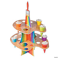 Artist Party Treat Stand with Cones - 25 Pc.