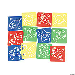 Awesome Outer Space Stencils - 12 Pc.