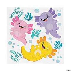 Axolotl Party Luncheon Napkins - 16 Ct.