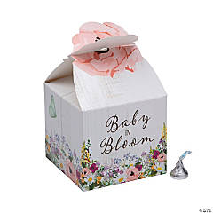 Baby in Bloom Favor Boxes - 12 Pc.