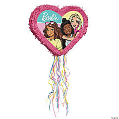 Barbie™ & Friends Heart-Shaped Pull-String Piñata