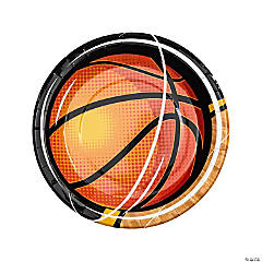 Basketball Party Paper Dinner Plates – 8 Ct.