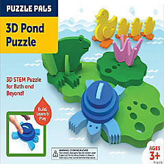 BathBlocks Pond Pals 3D Floating Puzzle & Playset