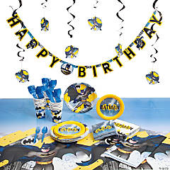 Batman™ Birthday Party Tableware Kit for 24 Guests