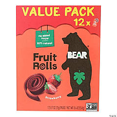 Bear - Fruit Rolls Strwbrry 12pk - Case of 5-8.5 OZ
