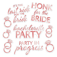 Beistle - Bachelorette Auto-Clings - 12 Pack