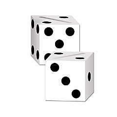 Beistle - Dice Card Boxes - 12 Pack