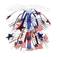Beistle - Flag Cascade Centerpiece - 6 Pack