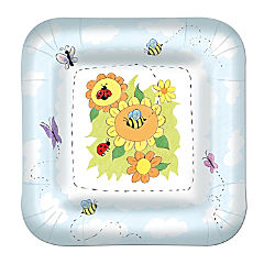 Beistle - Garden Plates - 9" - 12 Pack