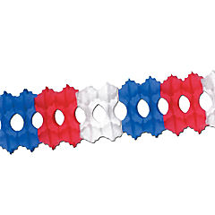 Beistle - Pkgd Arcade Garland - Red, White and Blue - 12 Pack
