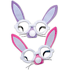 Beistle - Plush Bunny Glasses - 12 Pack