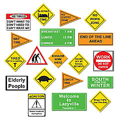 Beistle - Retirement Cutouts - 12 Pack