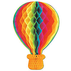 Beistle - Tissue Hot Air Balloon - 6 Pack