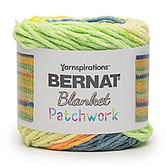 Bernat Blanket Patchwork Yarn-Citrus Stack