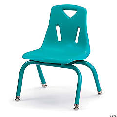 Berries Stacking Chair With Powder-Coated Legs - 10
