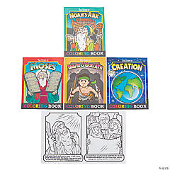 Bible Story Coloring Book Assortment - 12 Pc.