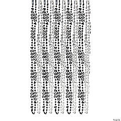 Black & Silver 2024 Beaded Necklaces - 24 Pcs.