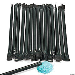 Black Candy-Filled Straws - 240 Pc.