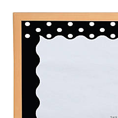 Black Double-Sided Scalloped Bulletin Board Border - 12 Pc.